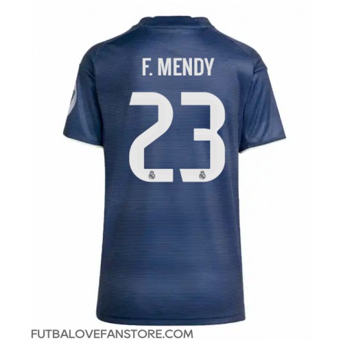 Real Madrid Ferland Mendy #23 Vonkajší Ženy futbalový dres 2025-26 Krátky Rukáv Real Madrid Ferland Mendy #23 Vonkajší Ženy futbalový dres 2025-26 Krátky Rukáv